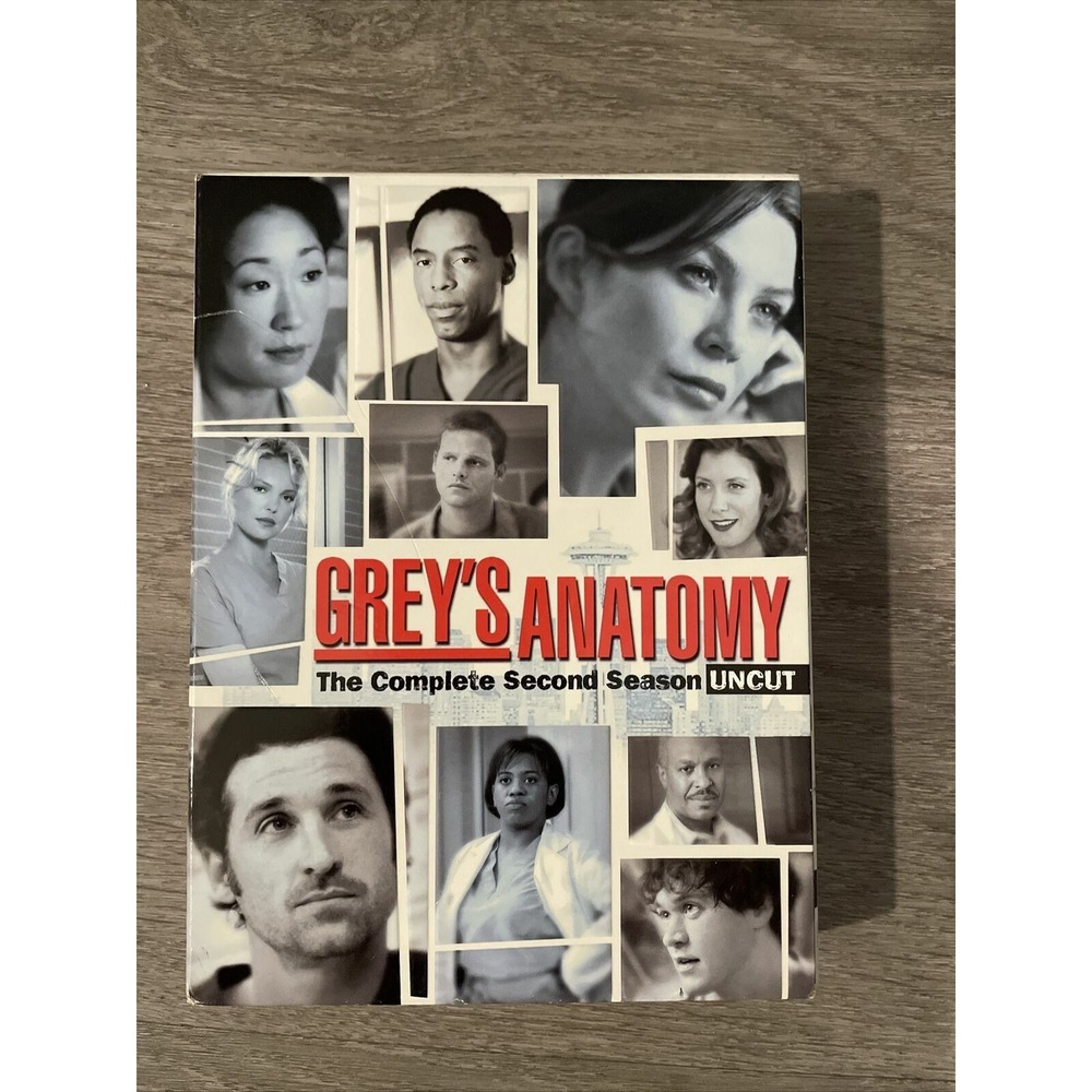 Greys Anatomy - Season 2: Uncut (DVD, 2006, 6-Disc Set) ##